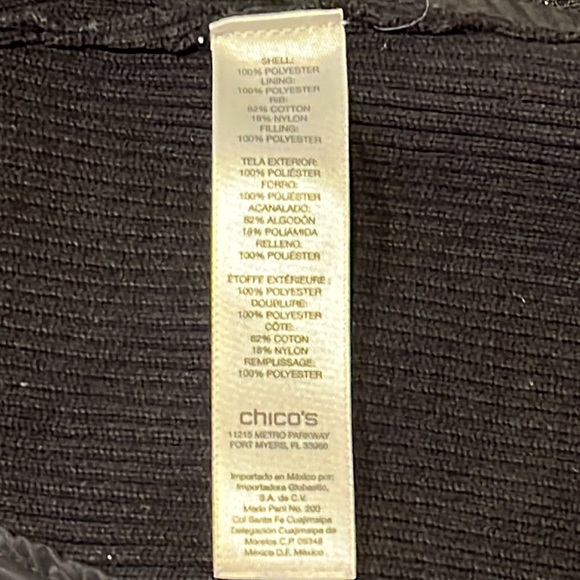 Chico’s Vest with Gold Sequins - Picture 6 of 8